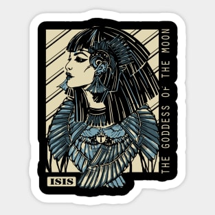 Isis The goddess of the moon mythology Sticker